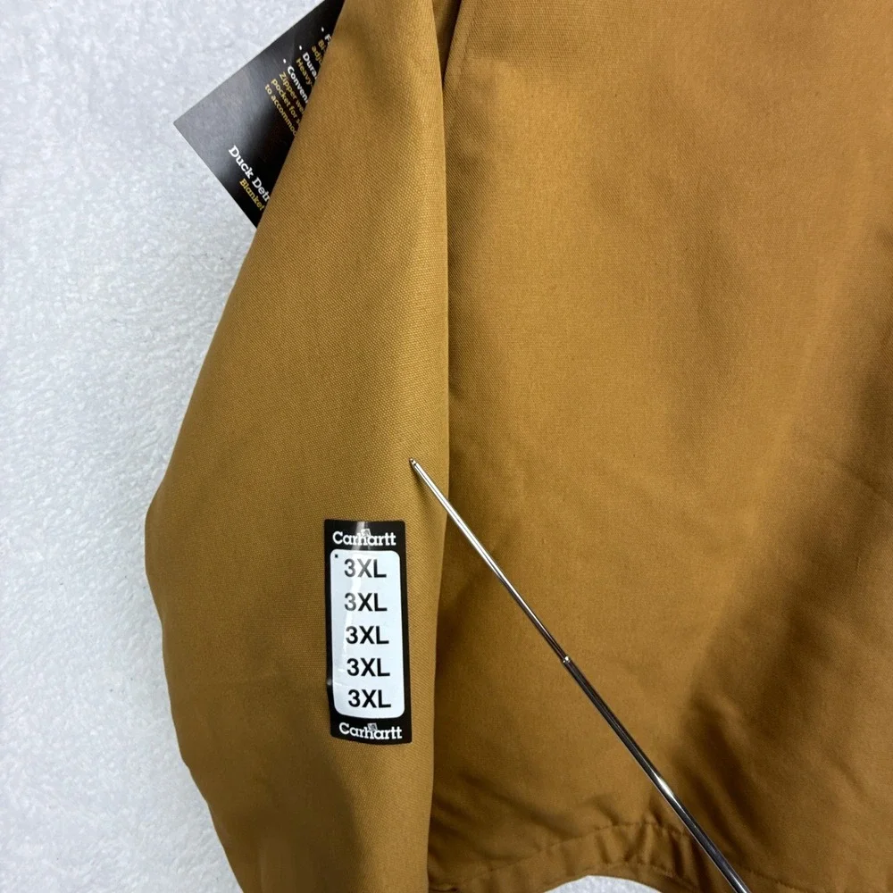 Carhartt Detroit Jacket Blanket Lined Mens 3XL J001 BRN Brown NWT NOS - Picture 13 of 15